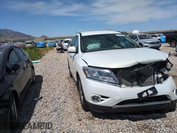2013 Nissan Pathfinder SL with VIN 5N1AR2MMXDC622141, listed as a Copart auction lot 58653305 with 91,331 mi miles and Salvage title. Bid and sale history available at DreamBid. Image 13.