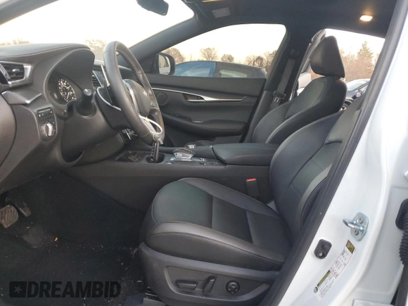 2024 Infiniti QX55 Luxe with VIN 3PCAJ5JR7RF113714, listed as a Copart auction lot 79325634 with 3,147 mi miles and Salvage Title. Bid and sale history available at DreamBid. Image 7.