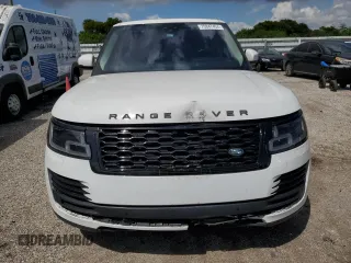 2021 Land Rover Range Rover with VIN SALGR2SUXMA427503, listed as a Copart auction lot 70847404 with 48,501 mi miles and Salvage title. Bid and sale history available at DreamBid. Image 5.