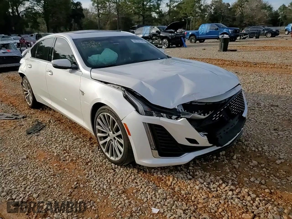 2021 Cadillac CT5 Premium Luxury with VIN 1G6DN5RK2M0125904, listed as a Copart auction lot 42701785 with 76,215 mi miles and Salvage title. Bid and sale history available at DreamBid. Image 11.
