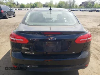 2017 Ford Focus SE with VIN 1FADP3F22HL280351, listed as a Copart auction lot 52134975 with 43,476 mi miles and Salvage Title. Bid and sale history available at carsss.com. Image 6.