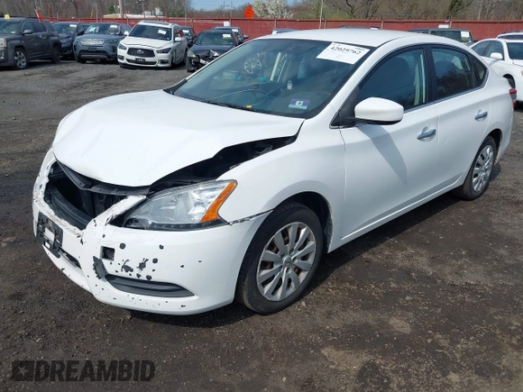 2015 Nissan Sentra S with VIN 3N1AB7AP5FY274962, listed as a IAAI auction lot 42029762 with 137,113 mi miles. Bid and sale history available at carsss.com. Image 6.