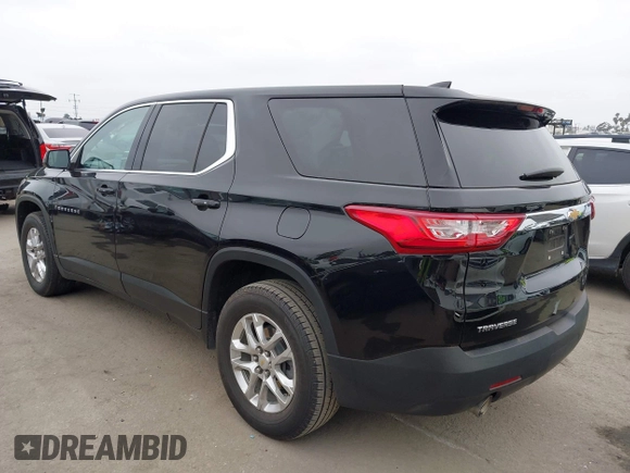 2021 Chevrolet Traverse LS with VIN 1GNERFKW1MJ264769, listed as a IAAI auction lot 42100515 with 55,971 mi miles and . Bid and sale history available at DreamBid. Image 3.