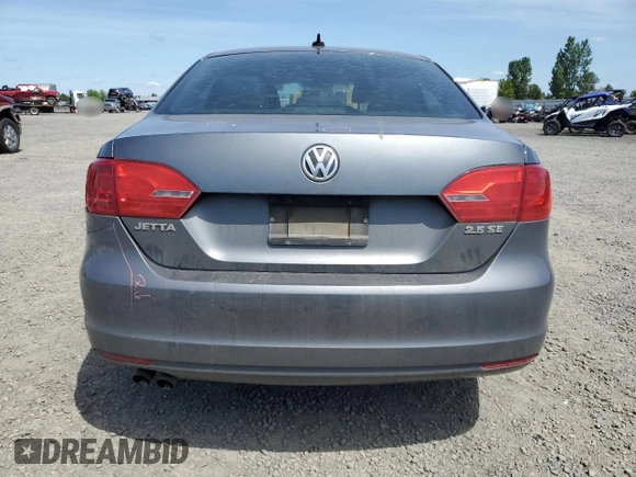 2013 Volkswagen Jetta SE with VIN 3VWDP7AJXDM281723, listed as a Copart auction lot 57235725 with 128,157 mi miles and Salvage title. Bid and sale history available at DreamBid. Image 6.