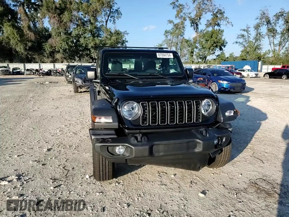 2024 Jeep Wrangler Sport S with VIN 1C4PJXAN3RW366785, listed as a Copart auction lot 87094754 with 3,109 mi miles and Salvage title. Bid and sale history available at DreamBid. Image 11.