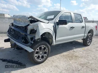 2024 Ford F-150 STX with VIN 1FTEW2KP0RKD54886, listed as a IAAI auction lot 41914547 with 8,148 mi miles and . Bid and sale history available at carsss.com. Image 19.