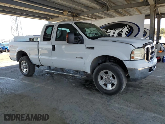 2006 Ford F-250 XL with VIN 1FTSX21P66ED77035, listed as a Copart auction lot 57294285 with 82,648 mi miles and Salvage title. Bid and sale history available at DreamBid. Image 4.