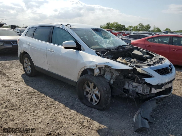 2012 Mazda CX-9 Touring with VIN JM3TB2CA7C0334366, listed as a Copart auction lot 53081015 with 0 mi miles and Salvage Title. Bid and sale history available at carsss.com. Image 4.