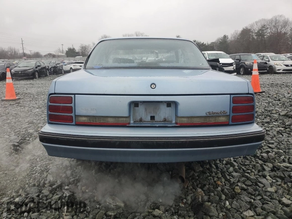 1991 Oldsmobile Cutlass z VIN 1G3AL54N3M6343029, wystawiony jako Copart lot #43965995 z przebiegiem 198 977 mil mil oraz Szkody całkowita. Historia ofert i sprzedaży dostępna na DreamBid. Obrazek 6.