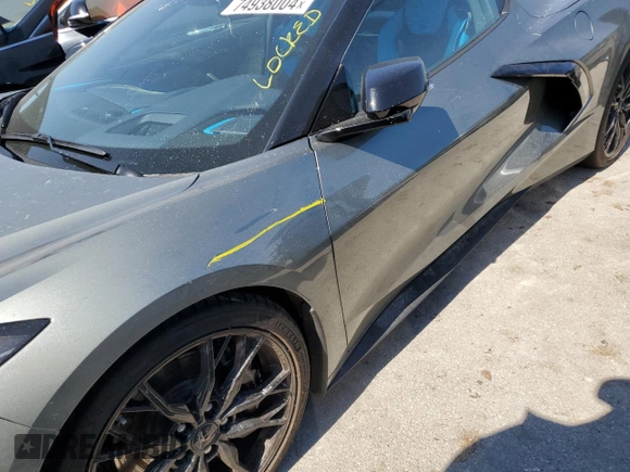 2023 Chevrolet Corvette 3LT with VIN 1G1YC3D47P5125298, listed as a Copart auction lot 74938004 with Not provided miles and Clean title. Bid and sale history available at DreamBid. Image 12.