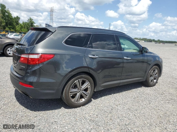 2013 Hyundai Santa Fe Limited with VIN KM8SR4HF9DU013516, listed as a Copart auction lot 52494505 with 120,617 mi miles and Clean Title. Bid and sale history available at carsss.com. Image 3.