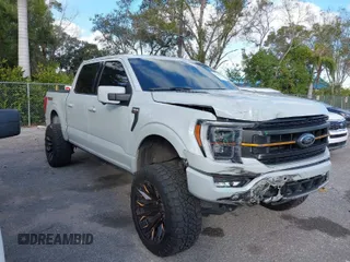 2023 Ford F-150 XL with VIN 1FTEW1E89PFA58074, listed as a IAAI auction lot 41298473 with 60,266 mi miles. Bid and sale history available at carsss.com. Image 1.