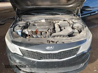 2018 Kia Optima LX with VIN 5XXGT4L39JG251635, listed as a IAAI auction lot 41933408 with 135,718 mi miles. Bid and sale history available at carsss.com. Image 10.