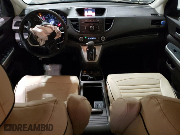 2012 Honda CR-V EX-L with VIN 5J6RM4H72CL014449, listed as a Copart auction lot 50436235 with 161,024 mi miles and Salvage Title. Bid and sale history available at DreamBid. Image 8.