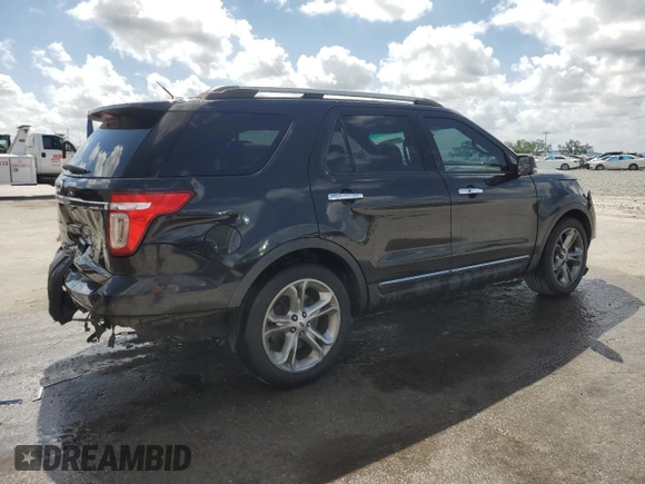 2015 Ford Explorer Limited with VIN 1FM5K7F85FGA15529, listed as a Copart auction lot 51798425 with 163,497 mi miles and Salvage Title. Bid and sale history available at carsss.com. Image 3.
