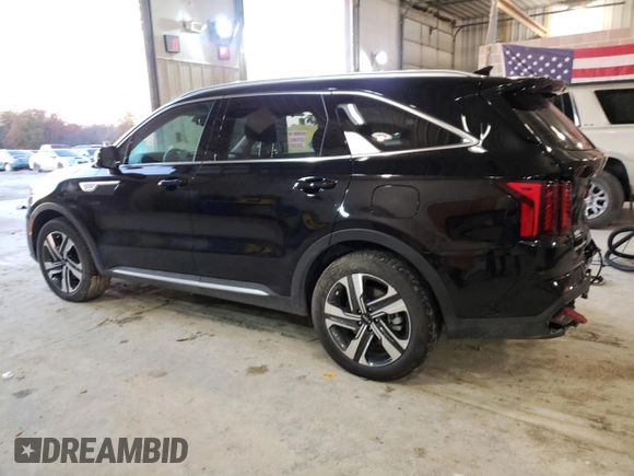 2023 Kia Sorento Hybrid EX with VIN KNDRHDLG2P5205090, listed as a Copart auction lot 80365214 with 11,573 mi miles and Salvage Title. Bid and sale history available at carsss.com. Image 2.