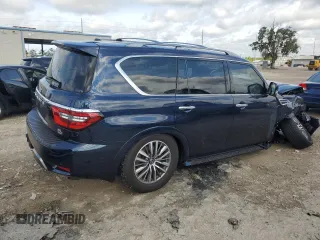 2023 Nissan Armada SL with VIN JN8AY2BC4P9180982, listed as a Copart auction lot 71294334 with 6,575 mi miles and Non Repairable. Bid and sale history available at carsss.com. Image 3.