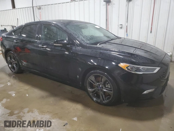 2017 Ford Fusion Sport with VIN 3FA6P0VP9HR220976, listed as a Copart auction lot 45230925 with 104,191 mi miles and Salvage Title. Bid and sale history available at carsss.com. Image 4.