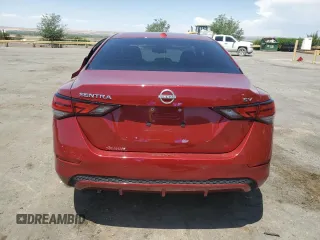 2024 Nissan Sentra SV with VIN 3N1AB8CV7RY222657, listed as a Copart auction lot 58617775 with 9,826 mi miles and Salvage title. Bid and sale history available at DreamBid. Image 6.
