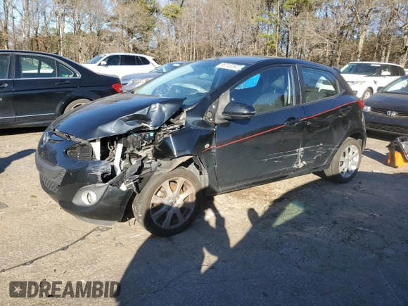 2014 Mazda 2 Touring z VIN JM1DE1LZ7E0179941, wystawiony jako Copart lot #86748264 z przebiegiem 155 816 mil mil oraz Szkoda całkowita • Salvage title. Historia ofert i sprzedaży dostępna na DreamBid. Obrazek 1.