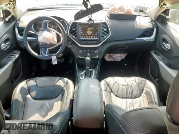 2014 Jeep Cherokee Limited with VIN 1C4PJLDS7EW312863, listed as a Copart auction lot 59418155 with 66,435 mi miles and Salvage title. Bid and sale history available at DreamBid. Image 8.
