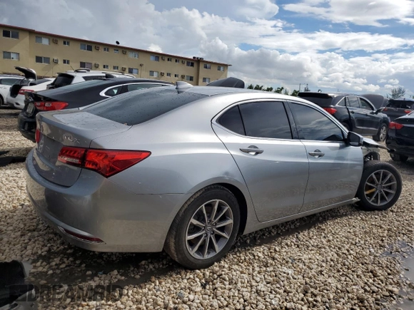 2019 Acura TLX with VIN 19UUB1F36KA010114, listed as a Copart auction lot 59905764 with 58,154 mi miles and Non Repairable. Bid and sale history available at carsss.com. Image 3.