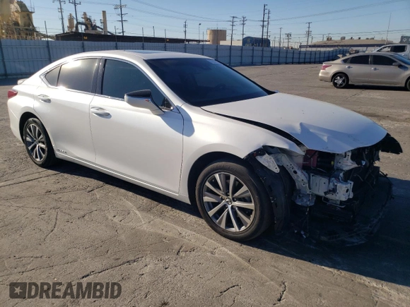 2021 Lexus ES with VIN 58ACA1C18MU005048, listed as a Copart auction lot 77856364 with 19,150 mi miles and Salvage Title. Bid and sale history available at carsss.com. Image 4.