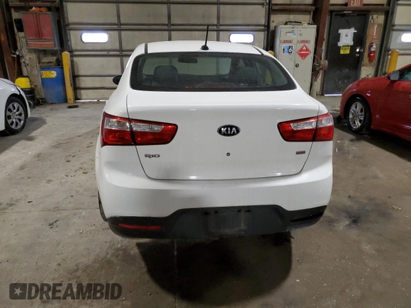 2014 Kia Rio LX with VIN KNADM4A32E6382362, listed as a Copart auction lot 46635005 with 126,907 mi miles and Salvage Title. Bid and sale history available at DreamBid. Image 6.