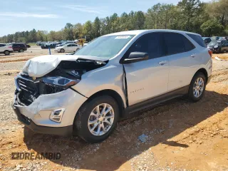 2019 Chevrolet Equinox LS z VIN 3GNAXHEV0KL188941, wystawiony jako Copart lot #50389365 z przebiegiem 105 353 mil mil oraz Szkody całkowita. Historia ofert i sprzedaży dostępna na DreamBid. Obrazek 1.