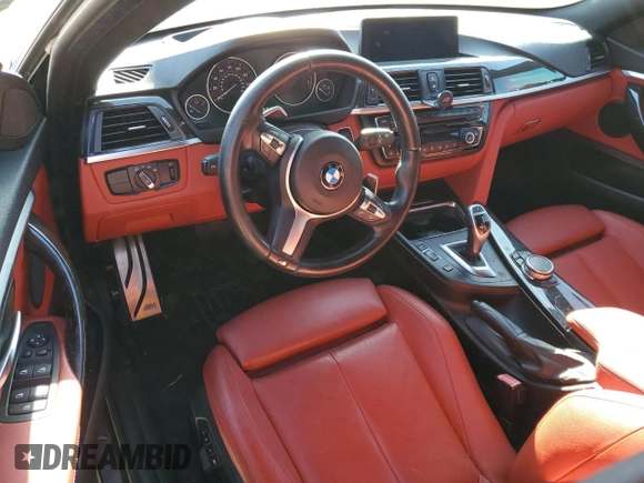 2015 BMW 4 Series 435i with VIN WBA4B1C55FD954945, listed as a Copart auction lot 41579735 with Not Provided miles and Clean Title. Bid and sale history available at DreamBid. Image 8.