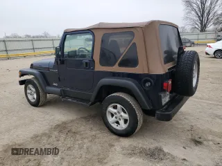 2001 Jeep Wrangler Sport with VIN 1J4FA49S91P341578, listed as a Copart auction lot 43831495 with 139,734 mi miles and Salvage Title. Bid and sale history available at carsss.com. Image 2.