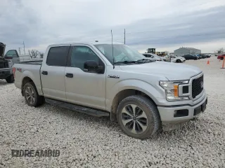 2019 Ford F-150 XL with VIN 1FTEW1EP4KKD68978, listed as a Copart auction lot 46304695 with Not Provided miles and Salvage Title. Bid and sale history available at DreamBid. Image 4.