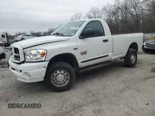 2008 Dodge 2500 ST with VIN 3D6WS26DX8G247943, listed as a Copart auction lot 82167504 with 250,624 mi miles and Salvage Title. Bid and sale history available at carsss.com. Image 1.