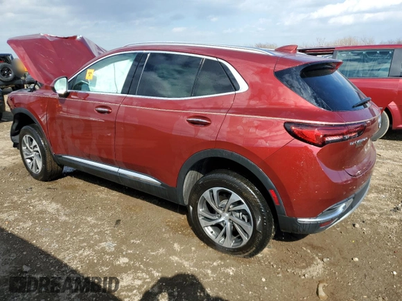 2021 Buick Envision Essence with VIN LRBFZNR40MD098804, listed as a Copart auction lot 50334565 with Not Provided miles and Salvage Title. Bid and sale history available at carsss.com. Image 2.