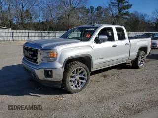 2015 GMC Sierra 1500 SLT with VIN 1GTR1VEJ5FZ367855, listed as a Copart auction lot 45429145 with Not provided miles and Salvage title. Bid and sale history available at DreamBid. Image 1.