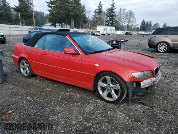 2006 BMW 3 Series 325Ci with VIN WBABW33416PX85410, listed as a Copart auction lot 44622005 with 188,716 mi miles and Salvage Title. Bid and sale history available at carsss.com. Image 4.