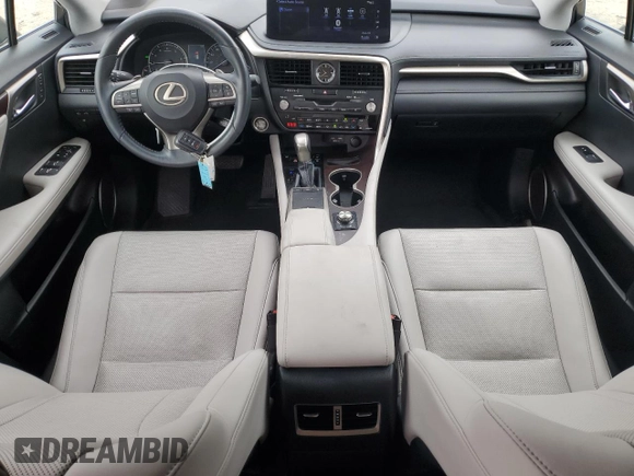 2020 Lexus RX 350 z VIN 2T2HZMDA4LC213087, wystawiony jako Copart lot #59794885 z przebiegiem 49 406 mil mil oraz Szkoda całkowita • Salvage title. Historia ofert i sprzedaży dostępna na DreamBid. Obrazek 10.