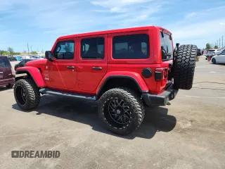 2020 Jeep Wrangler Unlimited Sahara with VIN 1C4HJXEN0LW115812, listed as a Copart auction lot 65534905 with 40,677 mi miles and Clean title. Bid and sale history available at DreamBid. Image 2.