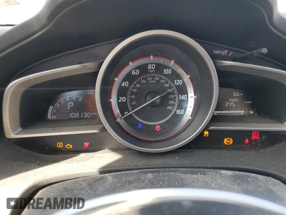 2016 Mazda 3 i Sport with VIN JM1BM1U75G1337939, listed as a Copart auction lot 48716555 with 108,130 mi miles and Salvage Title. Bid and sale history available at carsss.com. Image 9.