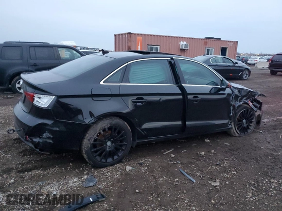 2015 Audi A3 1.8T Premium with VIN WAUACGFF3F1006214, listed as a Copart auction lot 85088884 with 0 mi miles and Salvage Title. Bid and sale history available at carsss.com. Image 3.