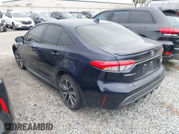 2020 Toyota Corolla SE with VIN JTDS4RCE1LJ037484, listed as a IAAI auction lot 41913470 with 37,009 mi miles and . Bid and sale history available at DreamBid. Image 3.