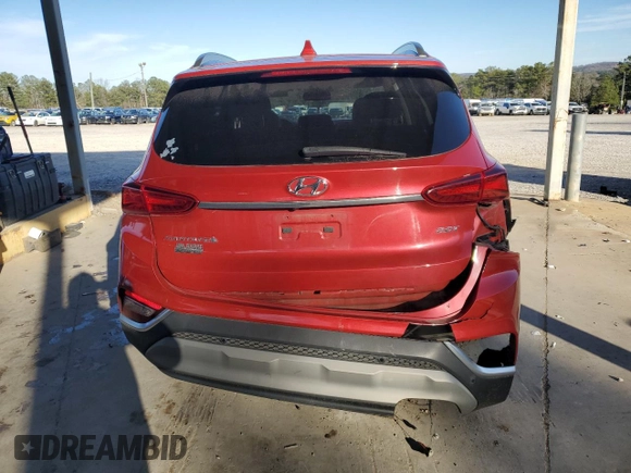 2019 Hyundai Santa Fe Ultimate with VIN 5NMS53AA8KH060016, listed as a Copart auction lot 46326355 with 91,439 mi miles and Clean Title. Bid and sale history available at carsss.com. Image 6.