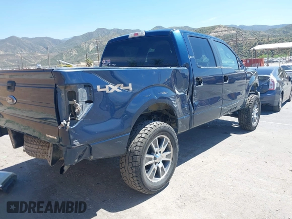 2014 Ford F-150 XL with VIN 1FTFW1EF1EKE11155, listed as a IAAI auction lot 42013793 with 245,476 mi miles and . Bid and sale history available at DreamBid. Image 4.