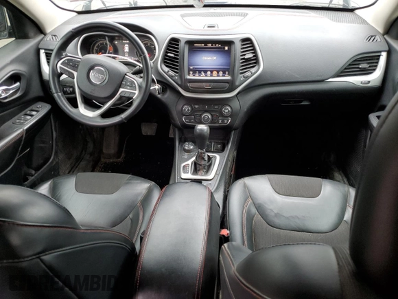 2016 Jeep Cherokee Trailhawk with VIN 1C4PJMBB0GW164437, listed as a Copart auction lot 54776985 with 158,801 mi miles and Salvage title. Bid and sale history available at DreamBid. Image 8.