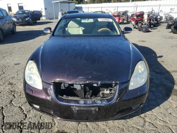 2002 Lexus SC 430 with VIN JTHFN48Y120027674, listed as a Copart auction lot 71220864 with 135,125 mi miles and Salvage Title. Bid and sale history available at DreamBid. Image 5.