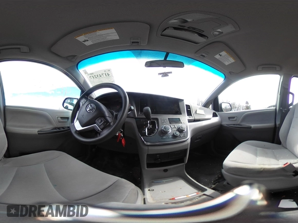 2017 Toyota Sienna L with VIN 5TDZZ3DC7HS776329, listed as a IAAI auction lot 41743217 with 141,181 mi miles and . Bid and sale history available at DreamBid. Image 20.
