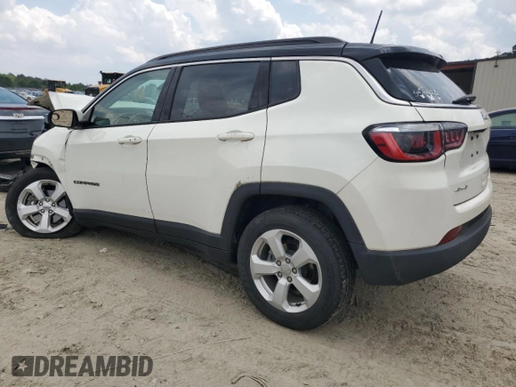 2020 Jeep Compass Latitude with VIN 3C4NJDBB1LT112466, listed as a Copart auction lot 57363495 with 40,155 mi miles and Salvage title. Bid and sale history available at DreamBid. Image 2.