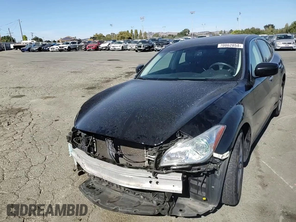 2012 Infiniti M37 with VIN JN1BY1AP5CM330588, listed as a Copart auction lot 70862854 with 112,427 mi miles and Salvage Title. Bid and sale history available at carsss.com. Image 10.