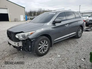 2015 Infiniti QX60 z VIN 5N1AL0MM9FC547408, wystawiony jako Copart lot #51076395 z przebiegiem 115 345 mil mil oraz Szkoda całkowita • Salvage title. Historia ofert i sprzedaży dostępna na DreamBid. Obrazek 1.