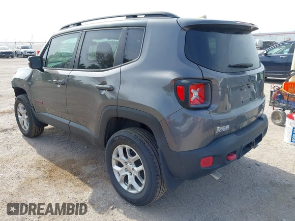 2016 Jeep Renegade Trailhawk with VIN ZACCJBCT4GPC67271, listed as a IAAI auction lot 42502673 with 122,097 mi miles and . Bid and sale history available at DreamBid. Image 3.